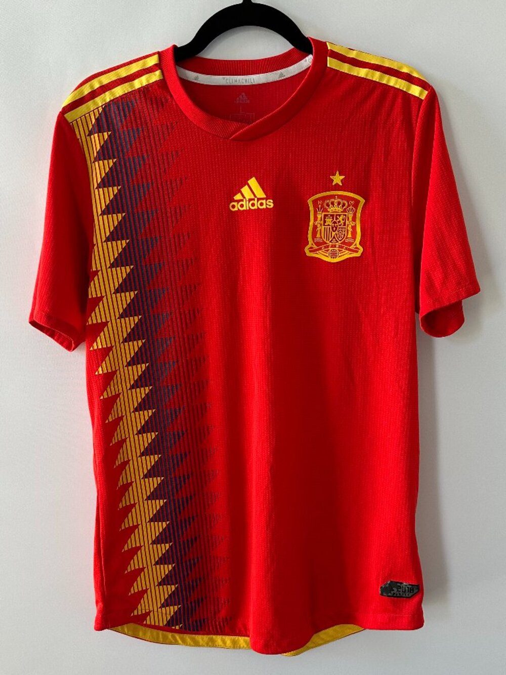 Adidas 2018 Spain Home Men's Large Soccer Jersey World Cup